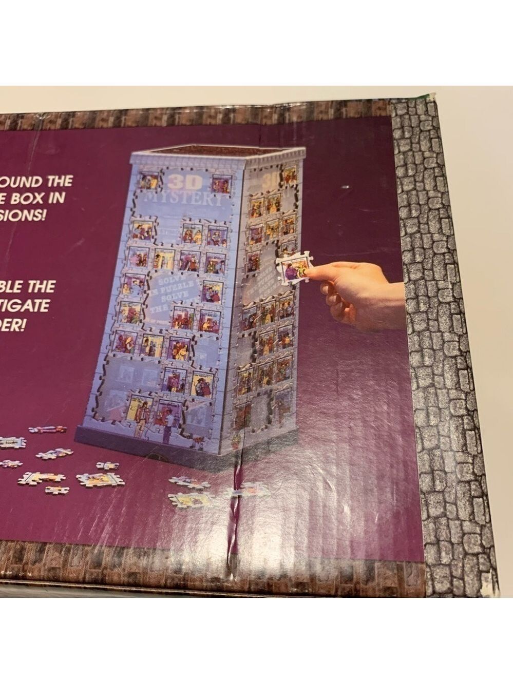 3-D vintage mystery puzzle Castle Culprit game family fun medieval murder - Picture 4 of 15